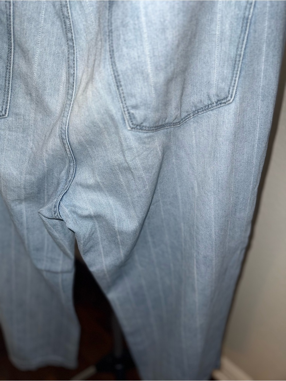 KanCan Light Blue Straight Leg Jeans with Button Front - Picture 5 of 5